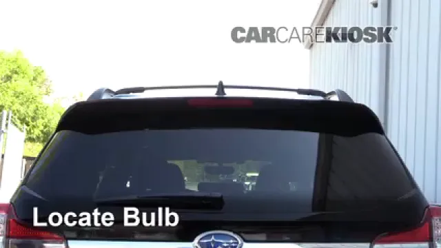 2019 Subaru Ascent Premium 2.4L 4 Cyl. Turbo Luces Luz de freno central (reemplazar foco)